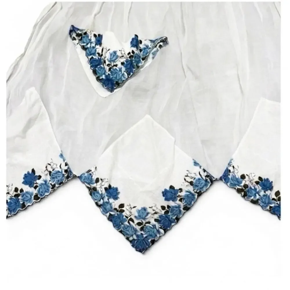 Vintage handmade handkerchief half apron
